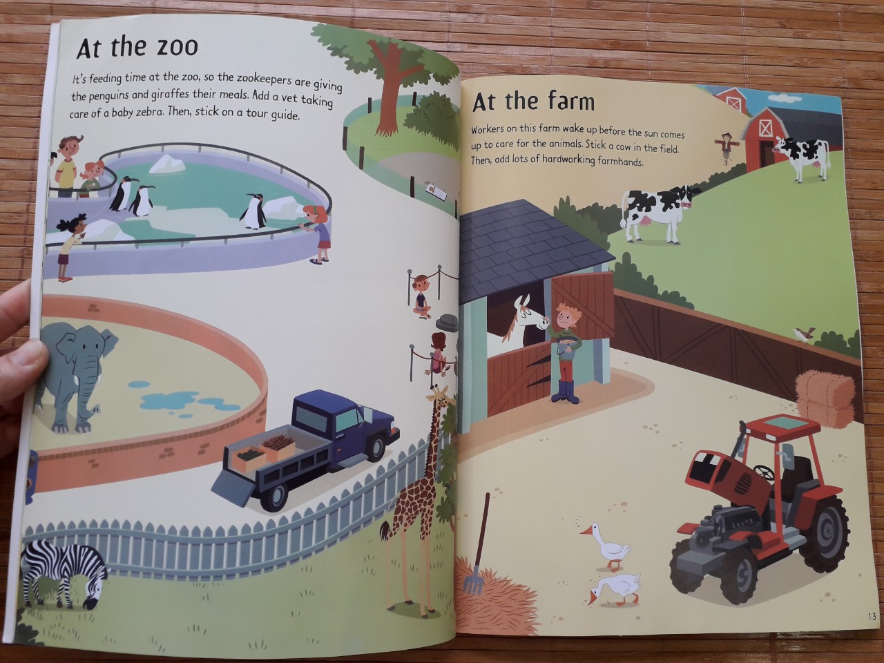 Usborne Sticker Book - Jobs