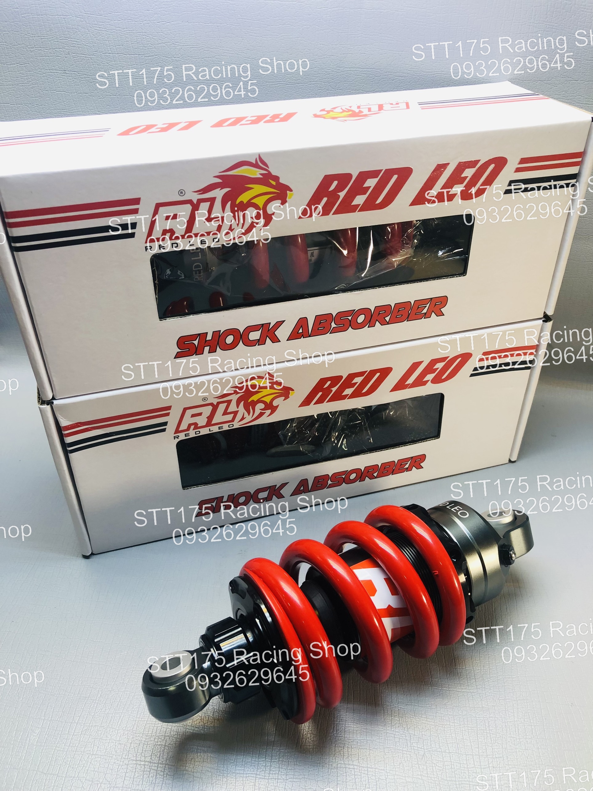 Phuộc REDLEO EXCITER 135 ( tăng chỉnh ) - Màu Đỏ