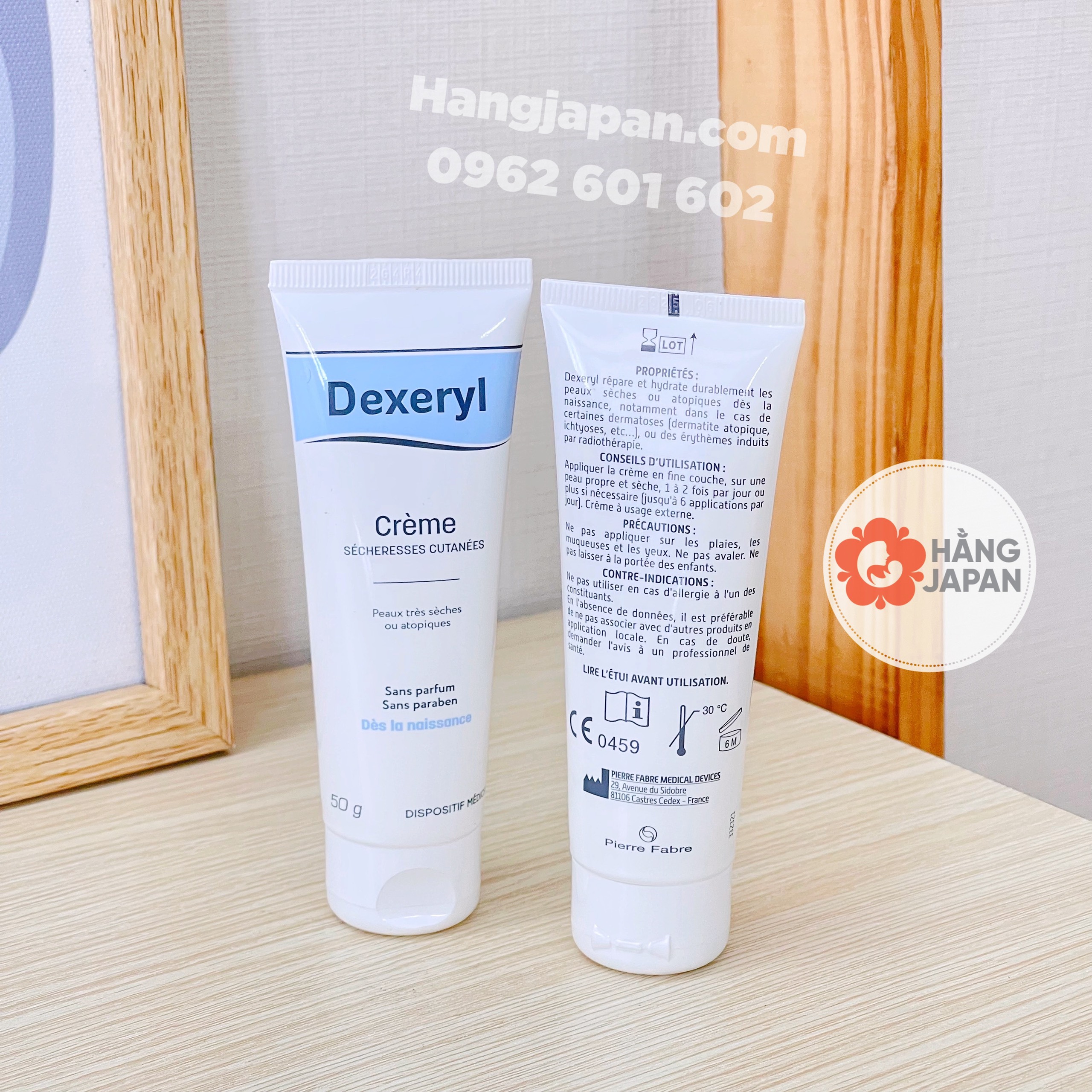 Kem dưỡng ẩm chống nẻ/chàm Dexeryl 50g - Hàng Pháp