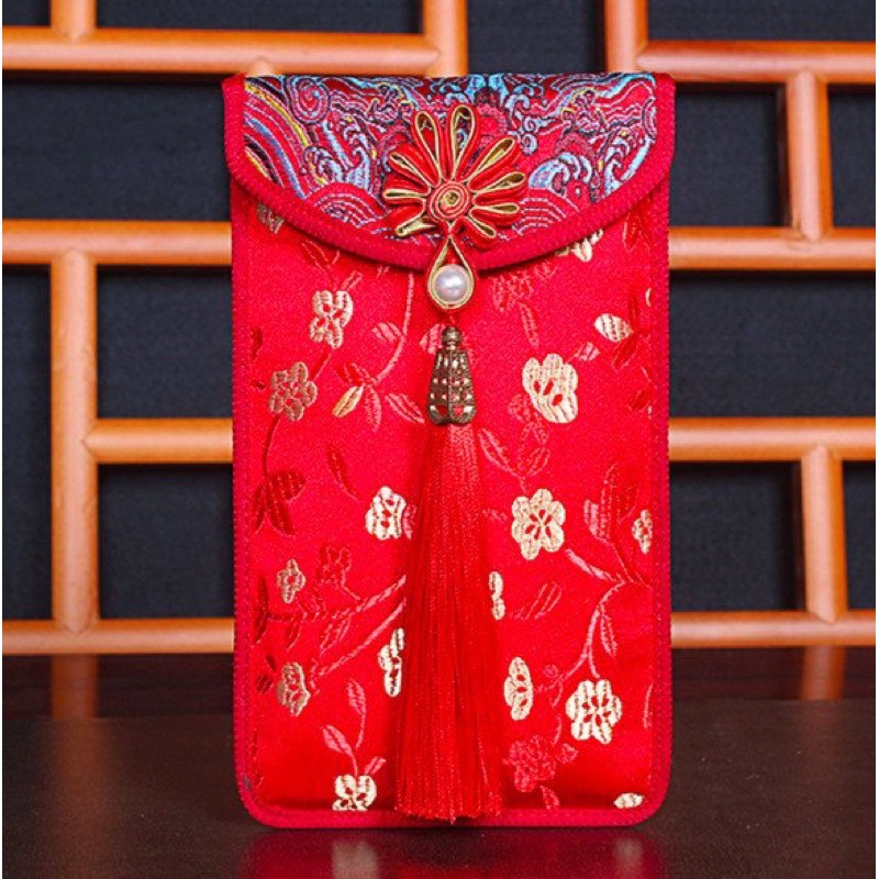 Bao lì xì vải thổ cẩm hàng cao cấp