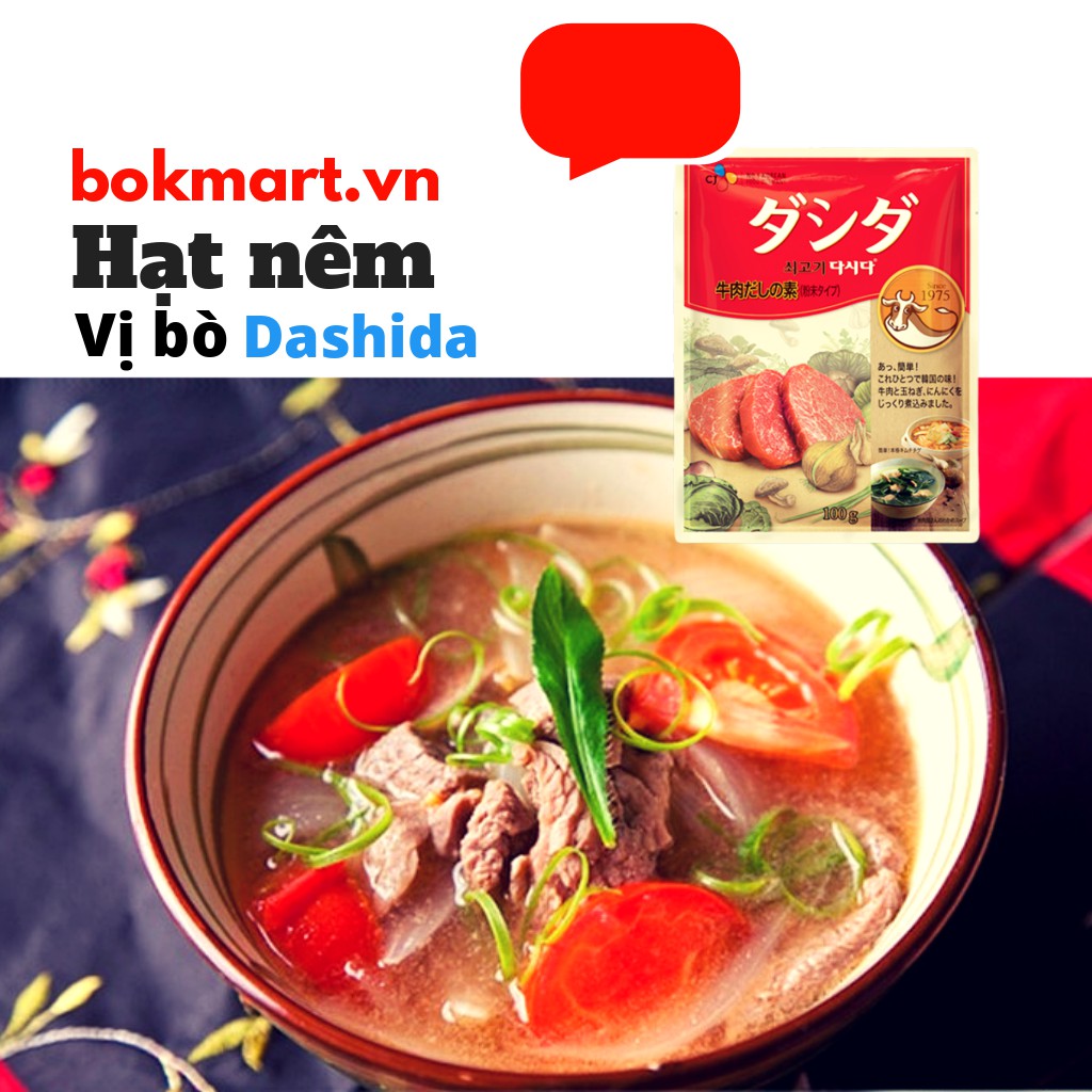 HẠT NÊM VỊ BÒ DASIDA HÀN QUỐC 100G