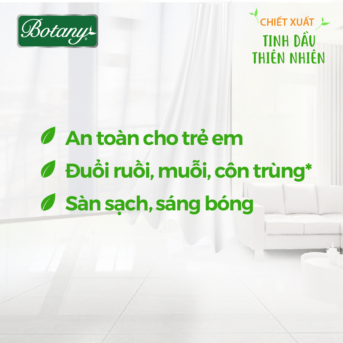 Nước lau sàn Sả Chanh Botany