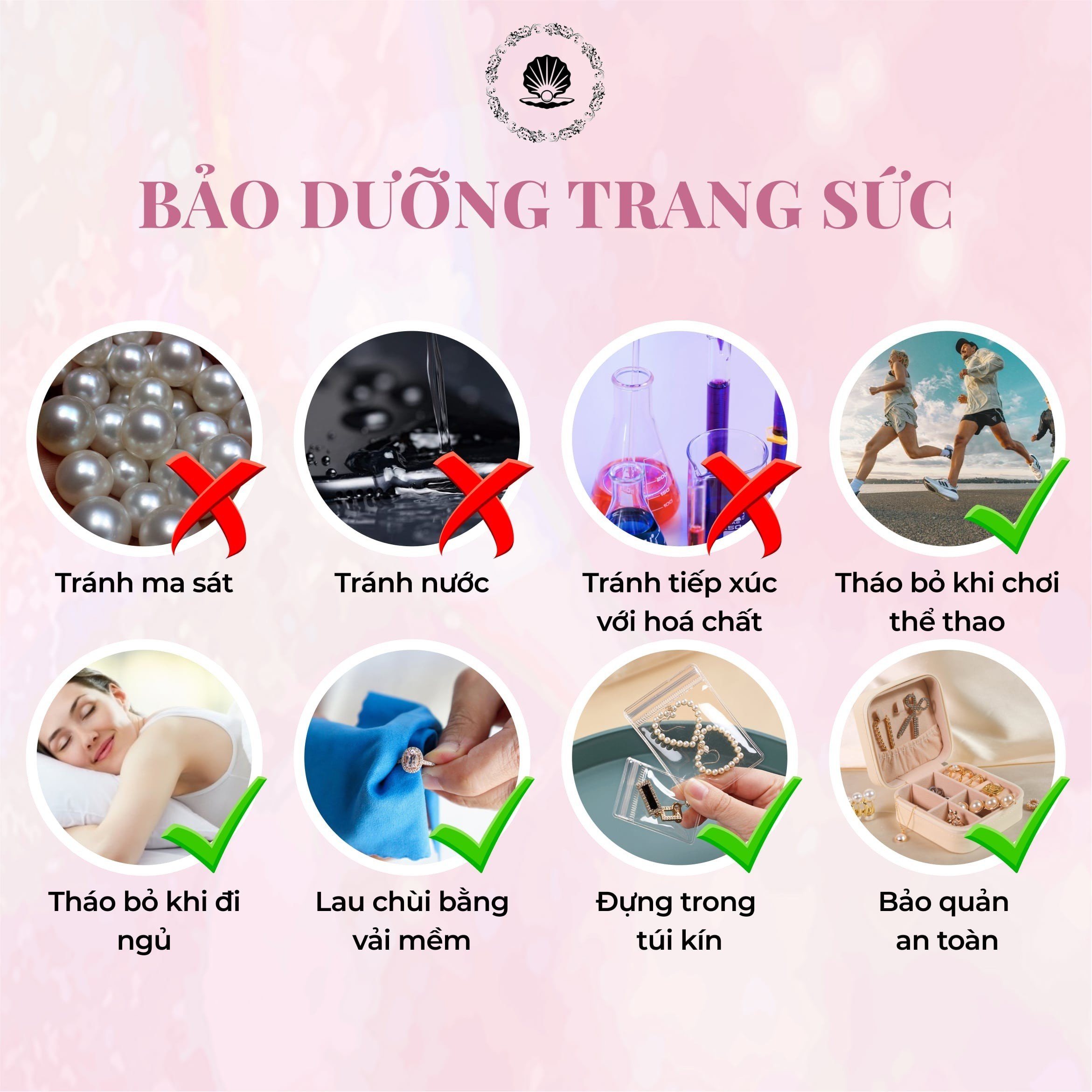 Vòng Tay Hạt Gạo Đan Dọc - Ngọc Trai Trường Thịnh