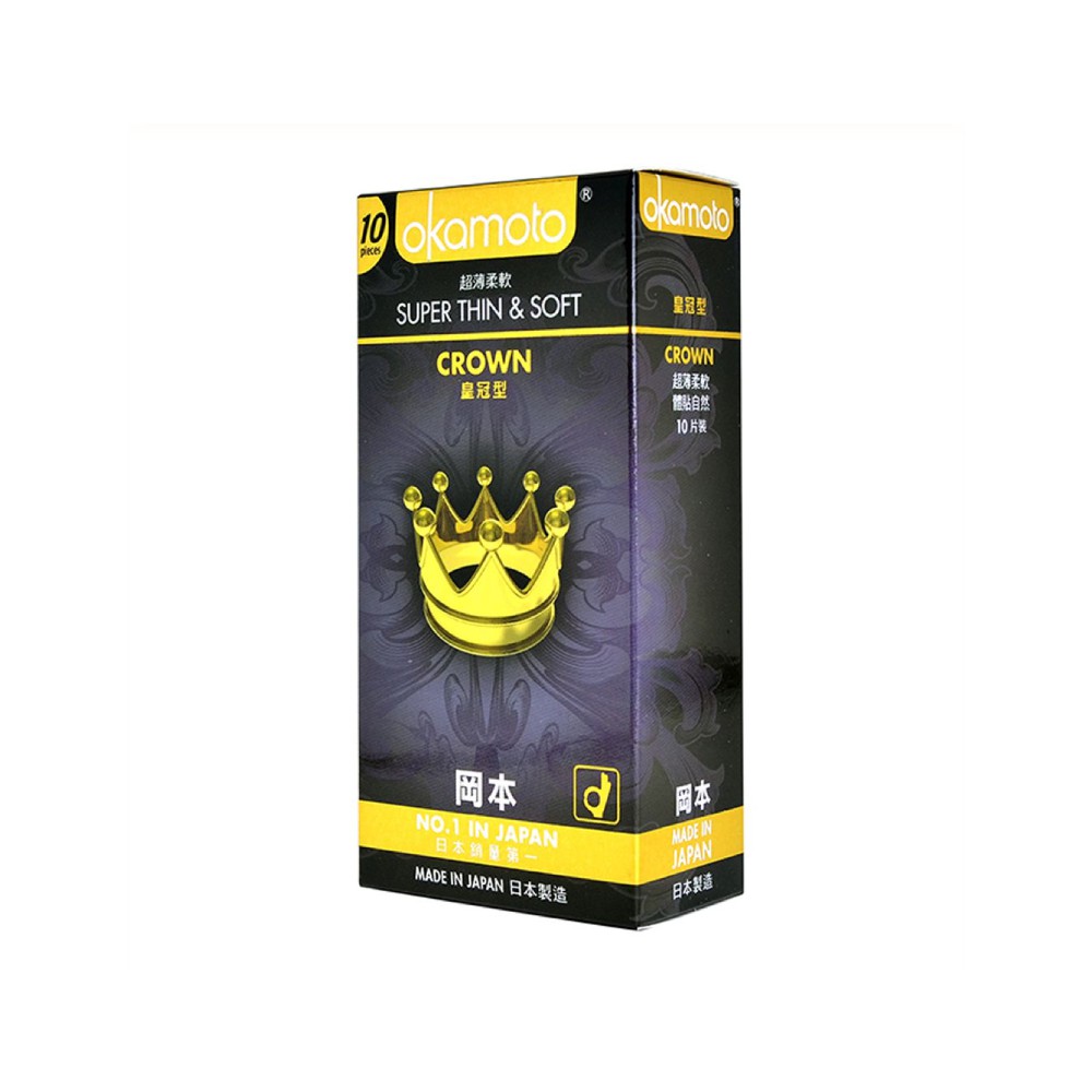 Bao cao su CROWN OKAMOTO – Hộp 10 Chiếc