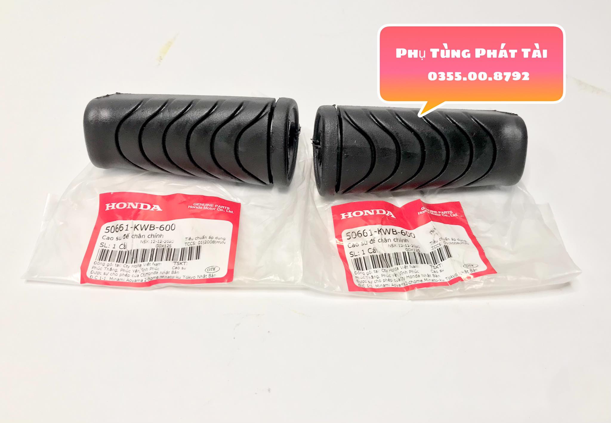 Cao Su Gác Chân Wave S110 - Blade - Future 125 - RSX Chính Hãng Honda