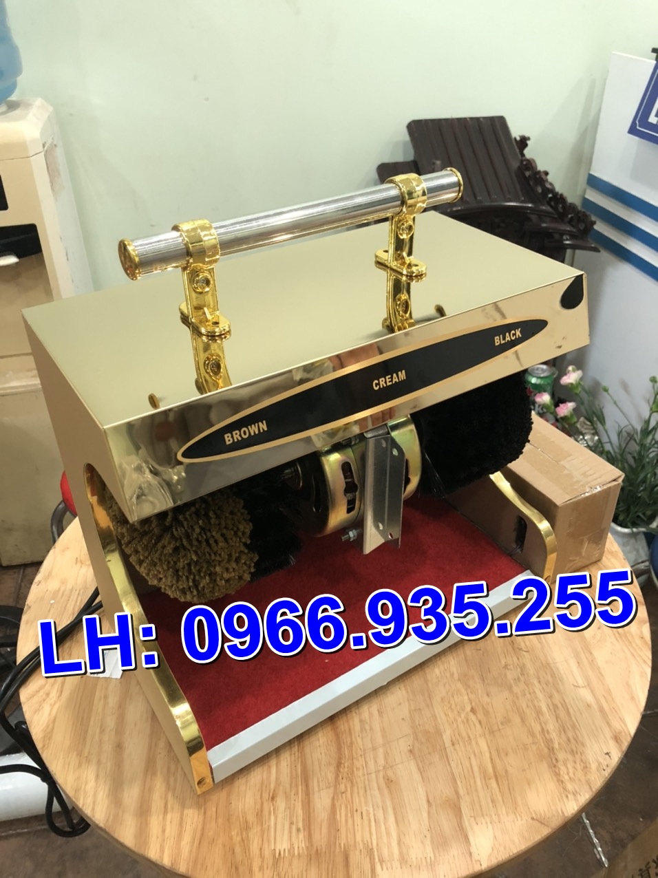 Máy đánh giày, máy đánh giầy mini cảm ứng tự động G4 (kèm xi bóng)