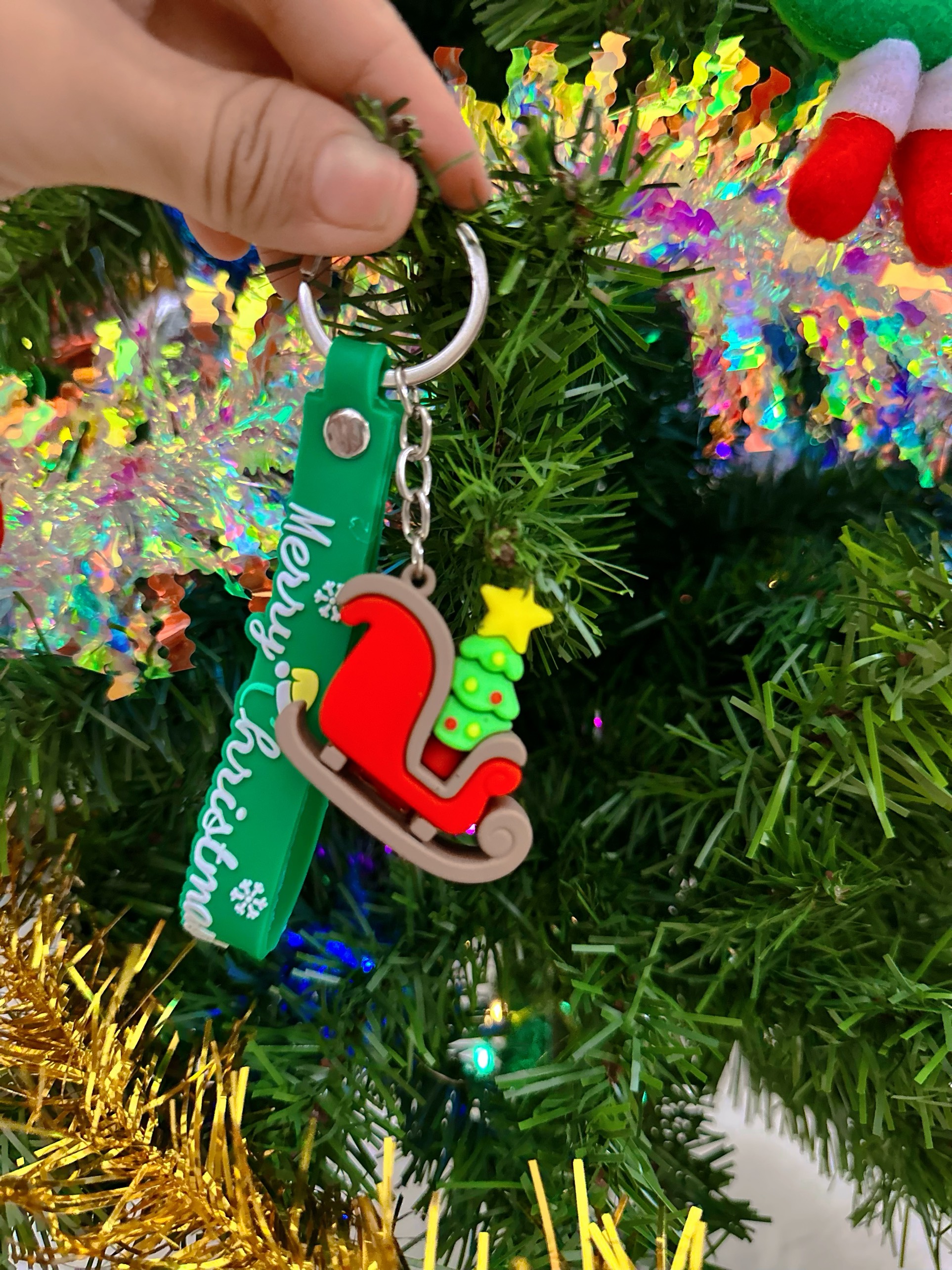 MÓC KHÓA NOEL,GIÁNG SINH 3D CAO CẤP