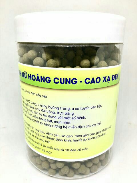 500g viên trinh nữ hoàng cung cao xạ đen