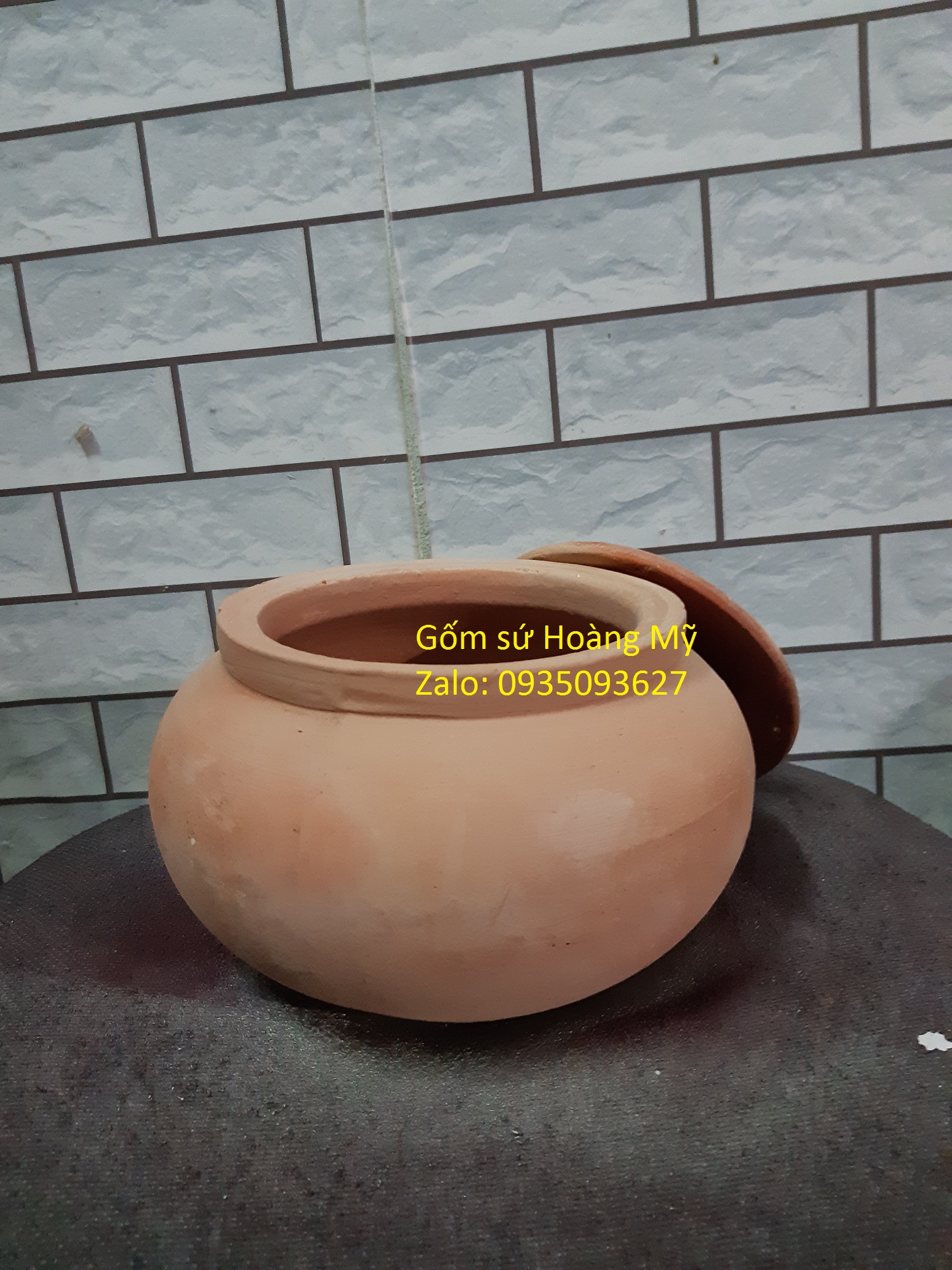 [HCM]nồi đất  nướng gà bầu bụng 28 cm