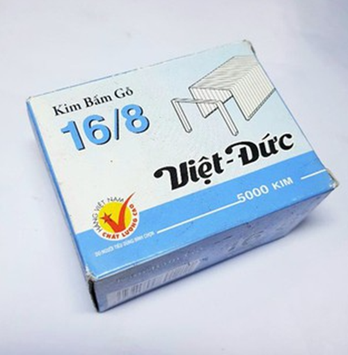 Kim bấm gỗ 16/8 Việt Đức - hộp 5000 kim
