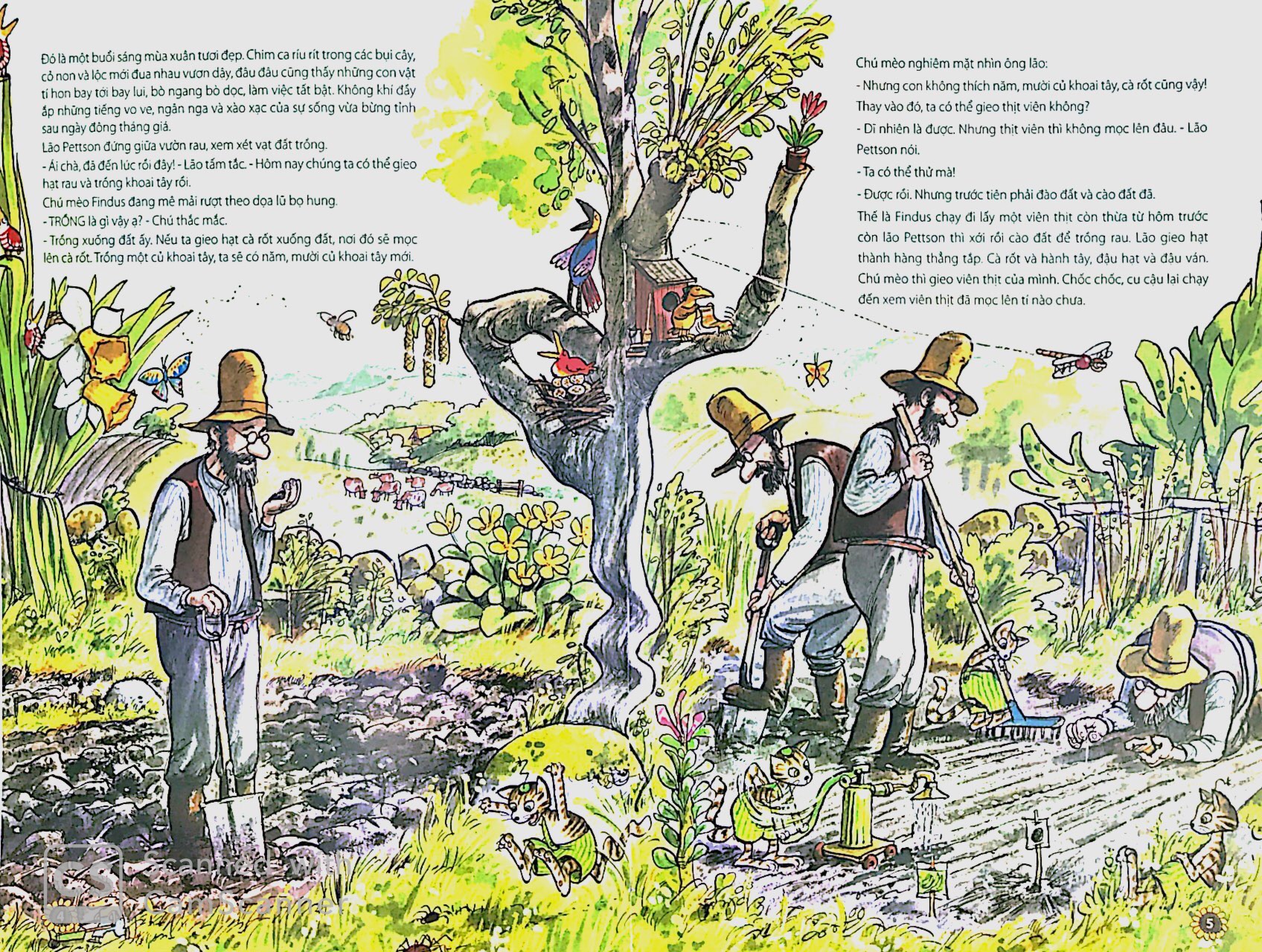 Fahasa - Pettson & Findus - Đại Náo Vườn Rau
