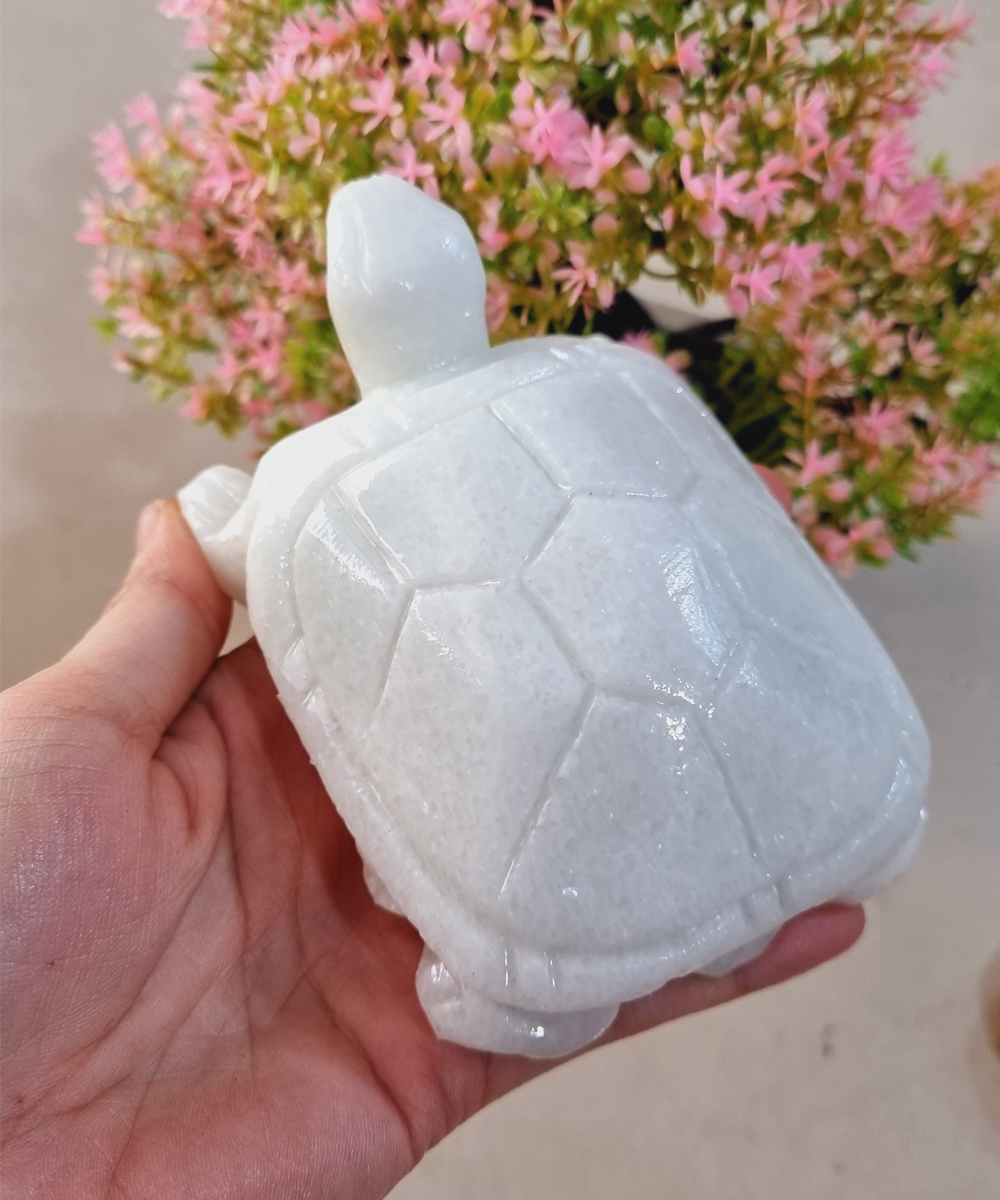 [HCM](Chọn màu) Cụ Rùa bằng đá tự nhiên size 12cm
