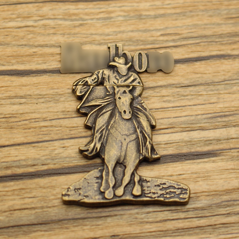 Emblem hình dán bật lửa Zippo cao bồi