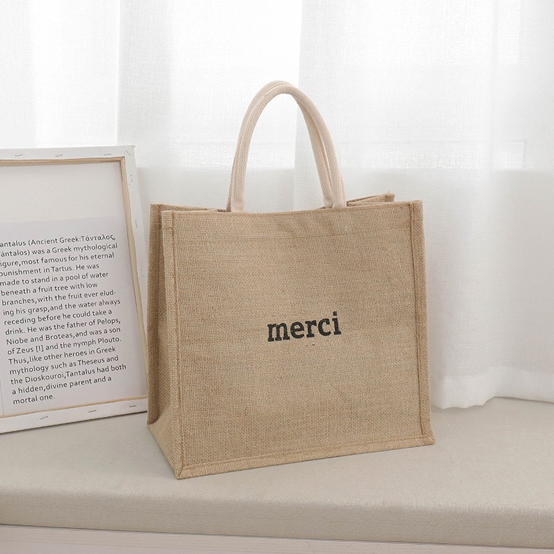 Túi cói Merci phong cách vintage