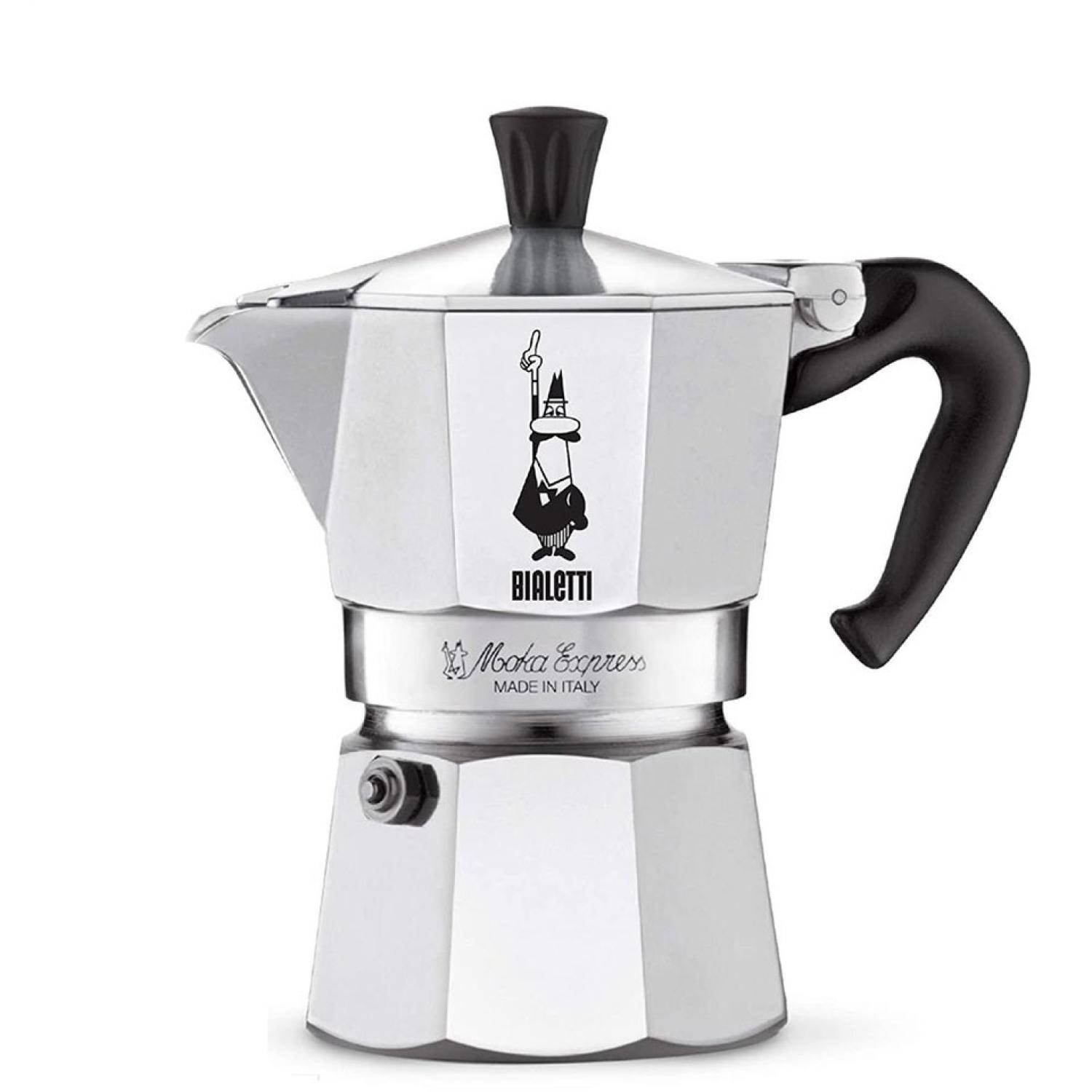 Ấm Moka Bialetti Express - ấm pha cà phê nhập khẩu Italia(3,4,6 Cup)