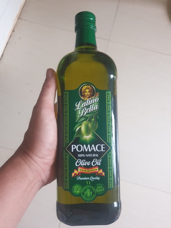 Dầu Oliu Pomace Latino Bella 1 lít nhập khẩu Tây Ban Nha
