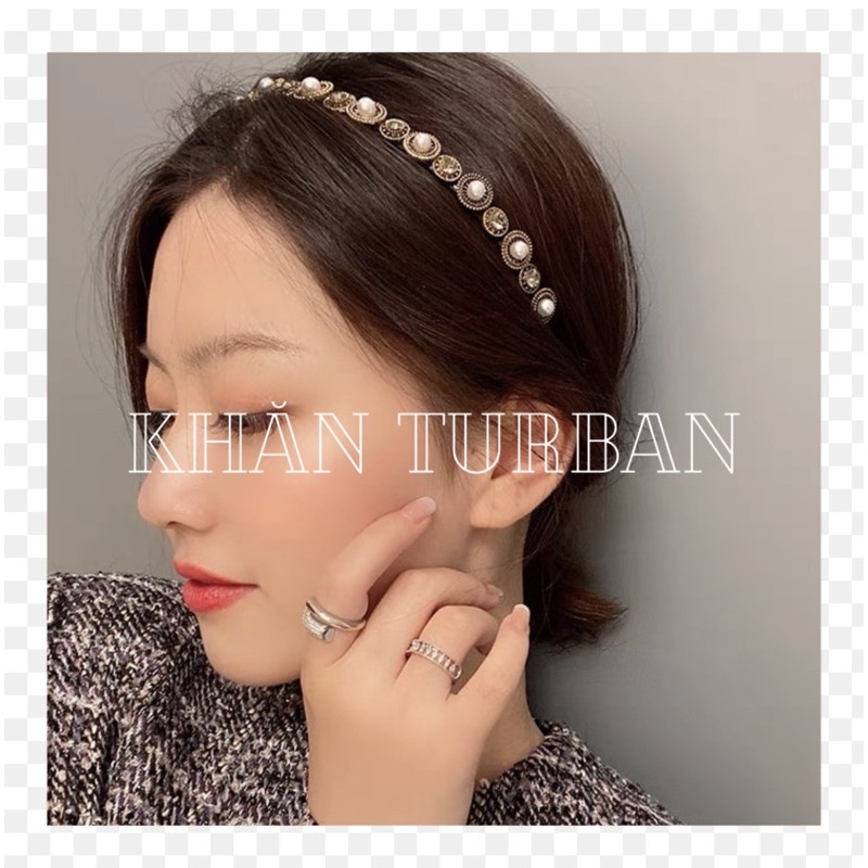 [HCM]Cài tóc đính đá xinh - Băng đô tóc đơn giản