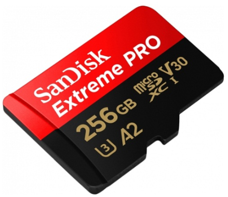 [HCM][Hàng Mới] Thẻ Nhớ MicroSDXC SanDisk Extreme Pro A2 - 256GB V30 U3 4K R170MB/s W90MB/s ( Đen Đỏ ) - Hãng Phân Phối Chính Thức