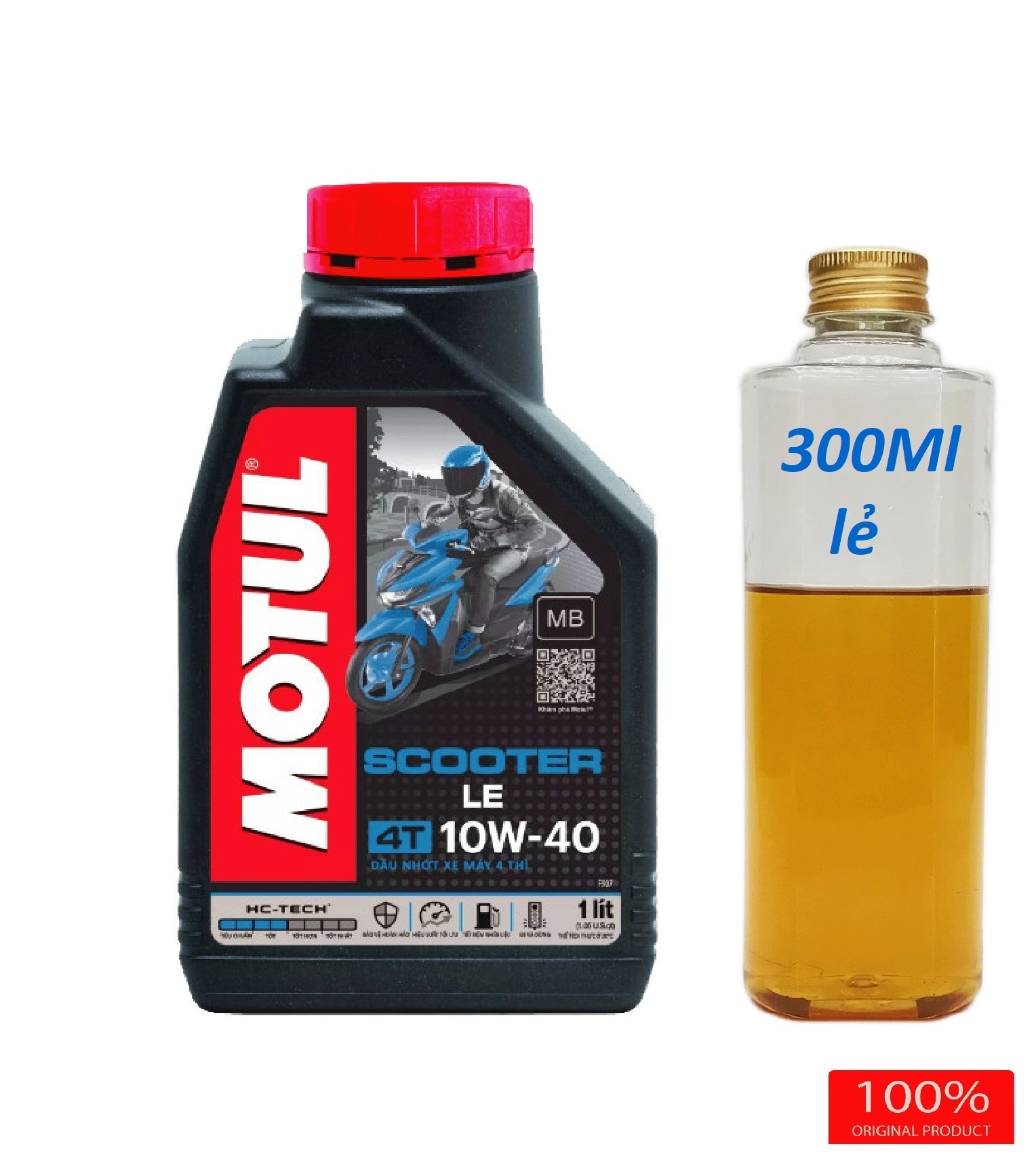 Nhớt motul scooter le 10w40 dành cho xe ga