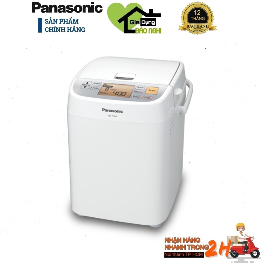 [Trả góp 0%]MÁY LÀM BÁNH MỲ PANASONIC SD P104WRA