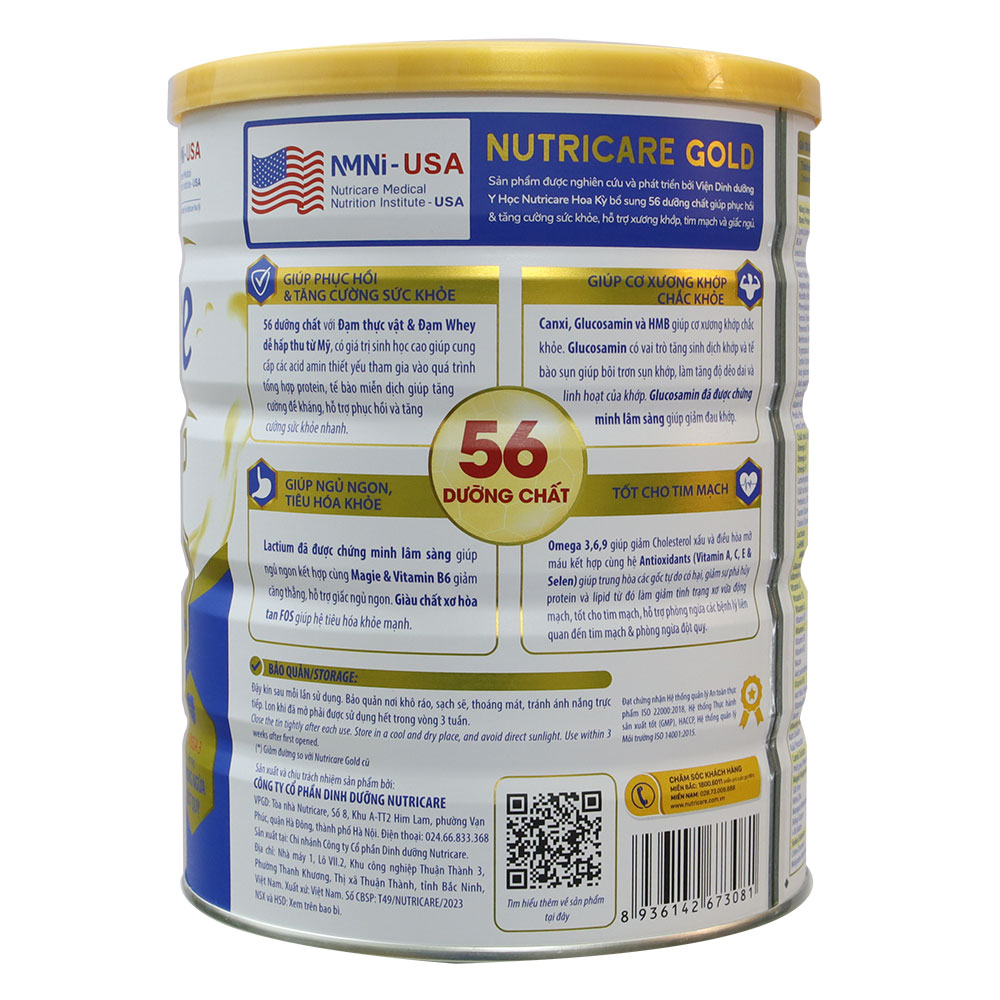 Sữa Nutricare Gold 900g [Date 2026]..
