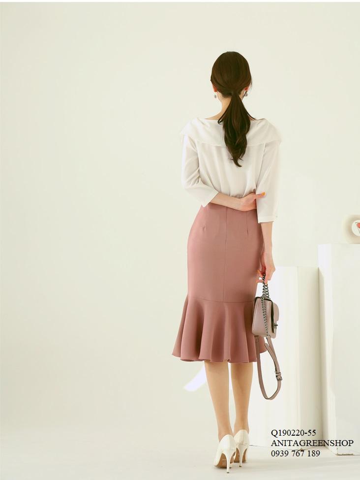Q190220  SET ÁO VÀ CHÂN VÁY THIẾT KẾ