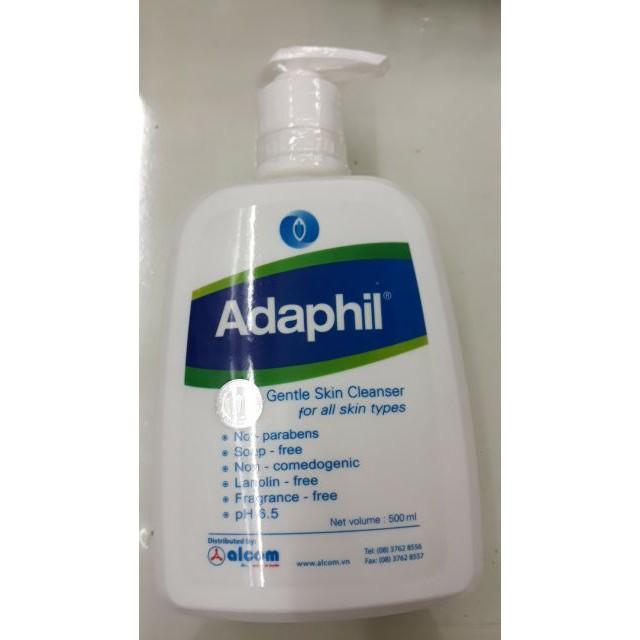 Adaphil sữa rửa mặt và toàn thân cao cấp 500ml