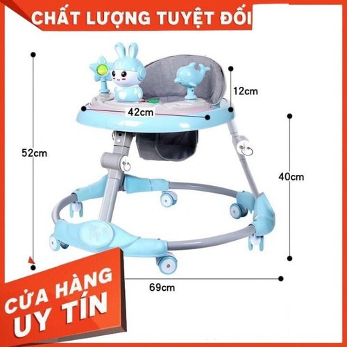 Xe tròn Tập Đi Cho Bé Hình Thỏ, Mèo, Doreamon