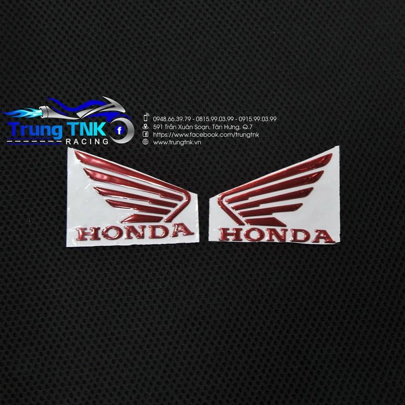 Tem cánh chim honda chữ nổi.