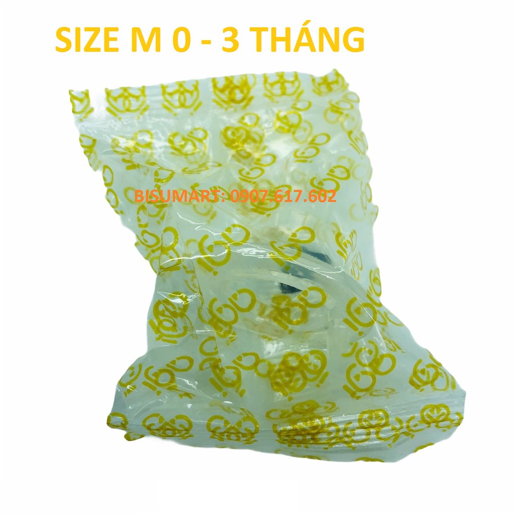 Núm vú cổ hẹp silicone siêu mềm cho bé agi size s, m, l
