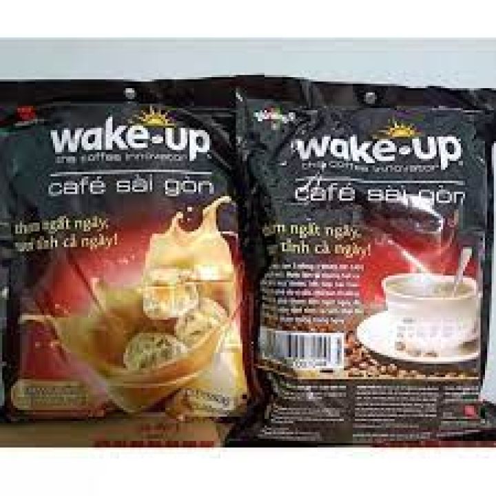 combo 10 túi Cà phê sữa hòa tan Wake-up sài gòn(24 gói*19G/ túi)