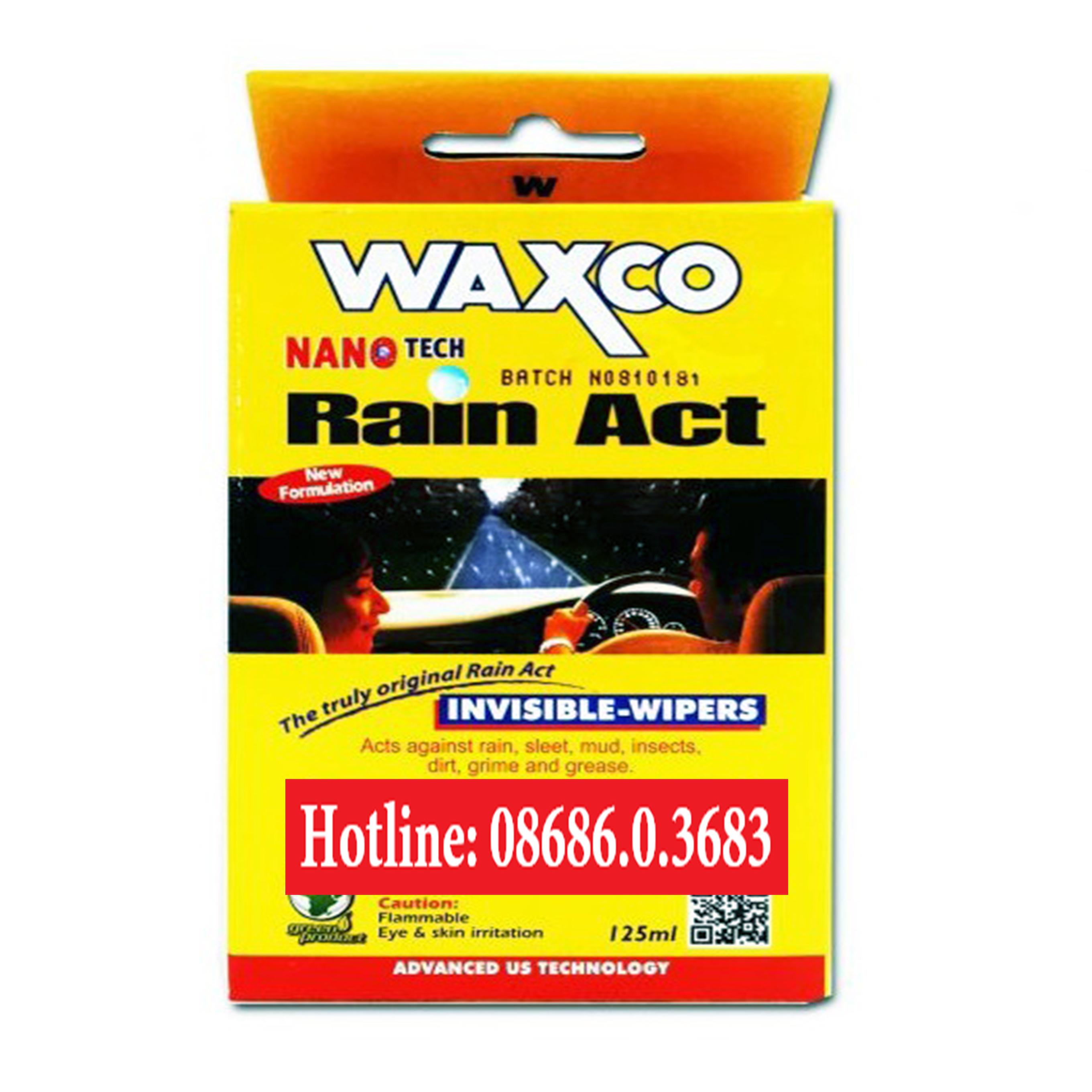 DUNG DỊCH CHỐNG BÁM NƯỚC MƯA WAXCO
