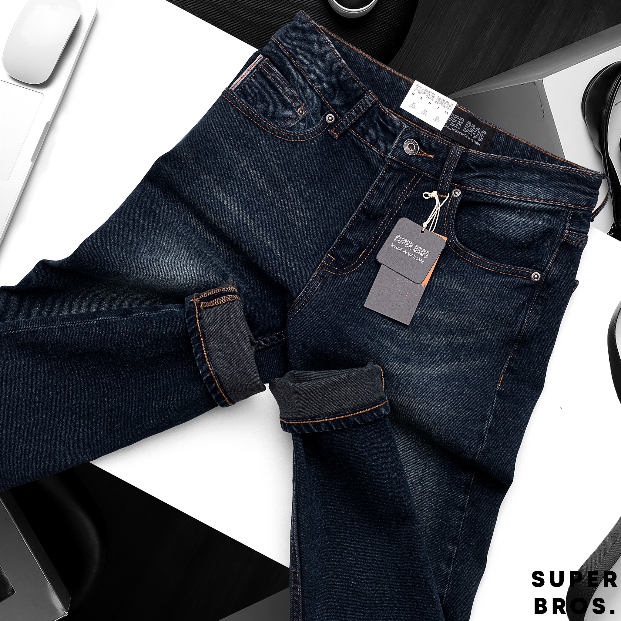 JEAN SUPER BROS DARK BLUE SB003