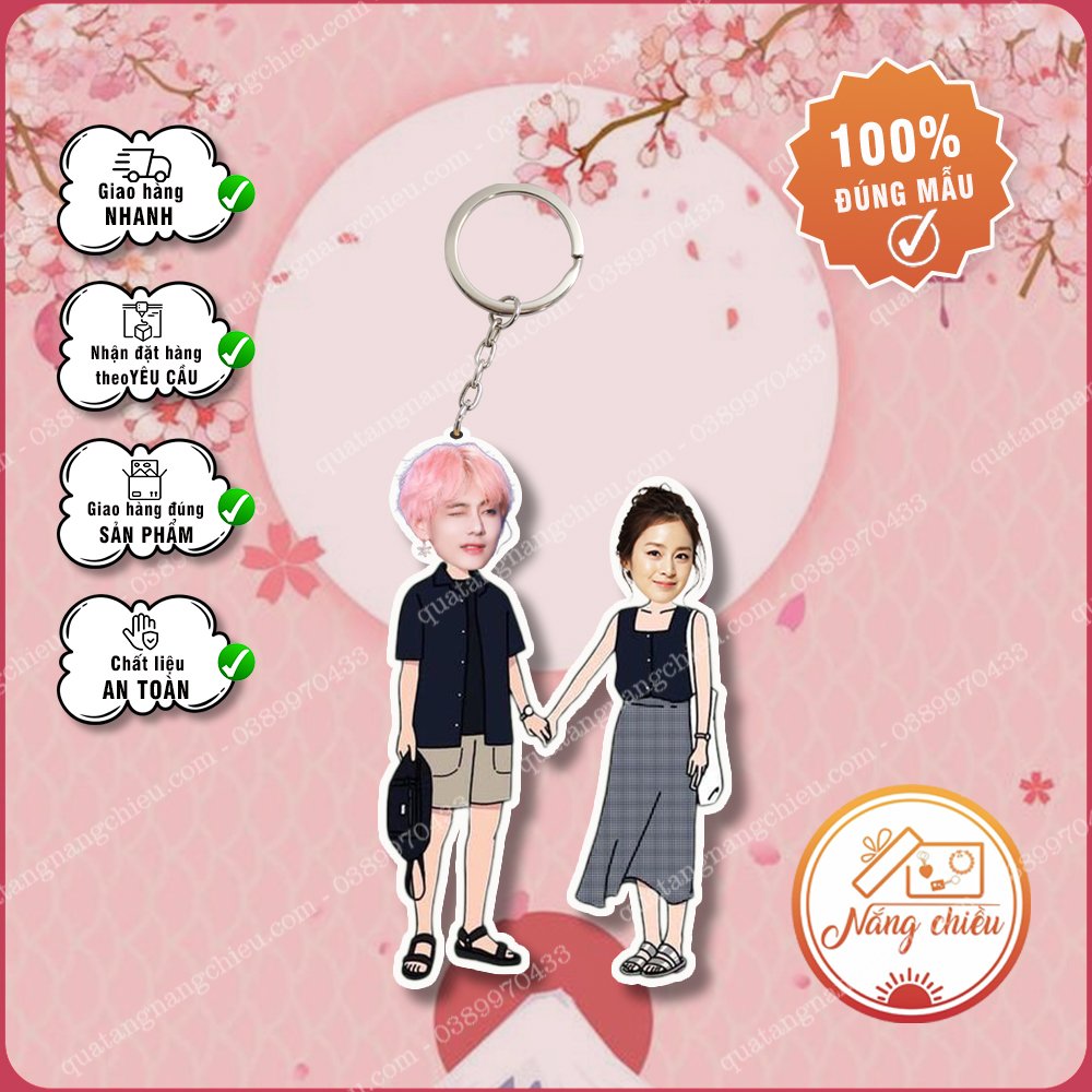 Móc khóa cắt hình ảnh theo yêu cầu - Móc khóa cho nhóm - Cho hội bạn thân - Tạo phong cách cá tính riêng biệt