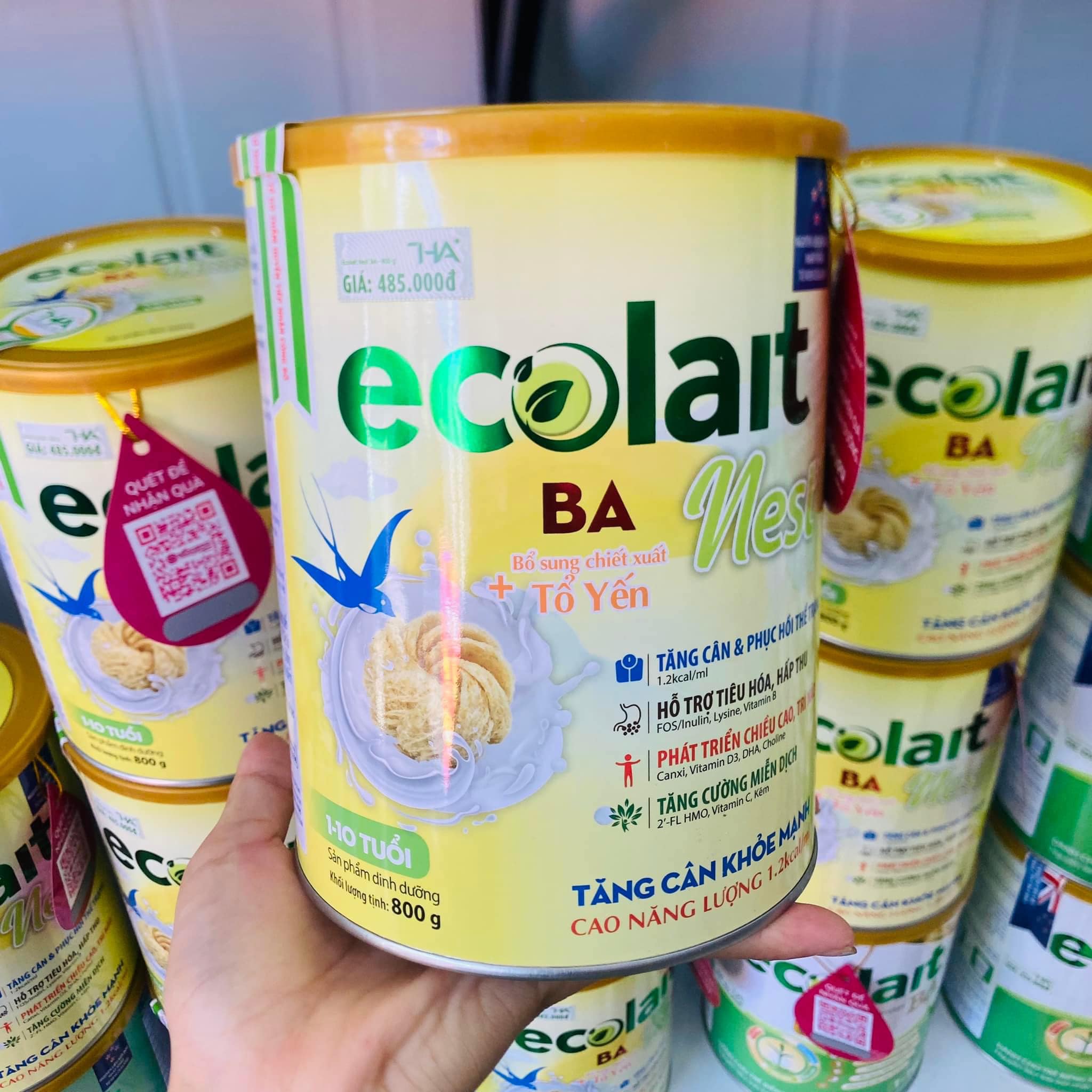 Sữa bột ecolait nest ba 800g
