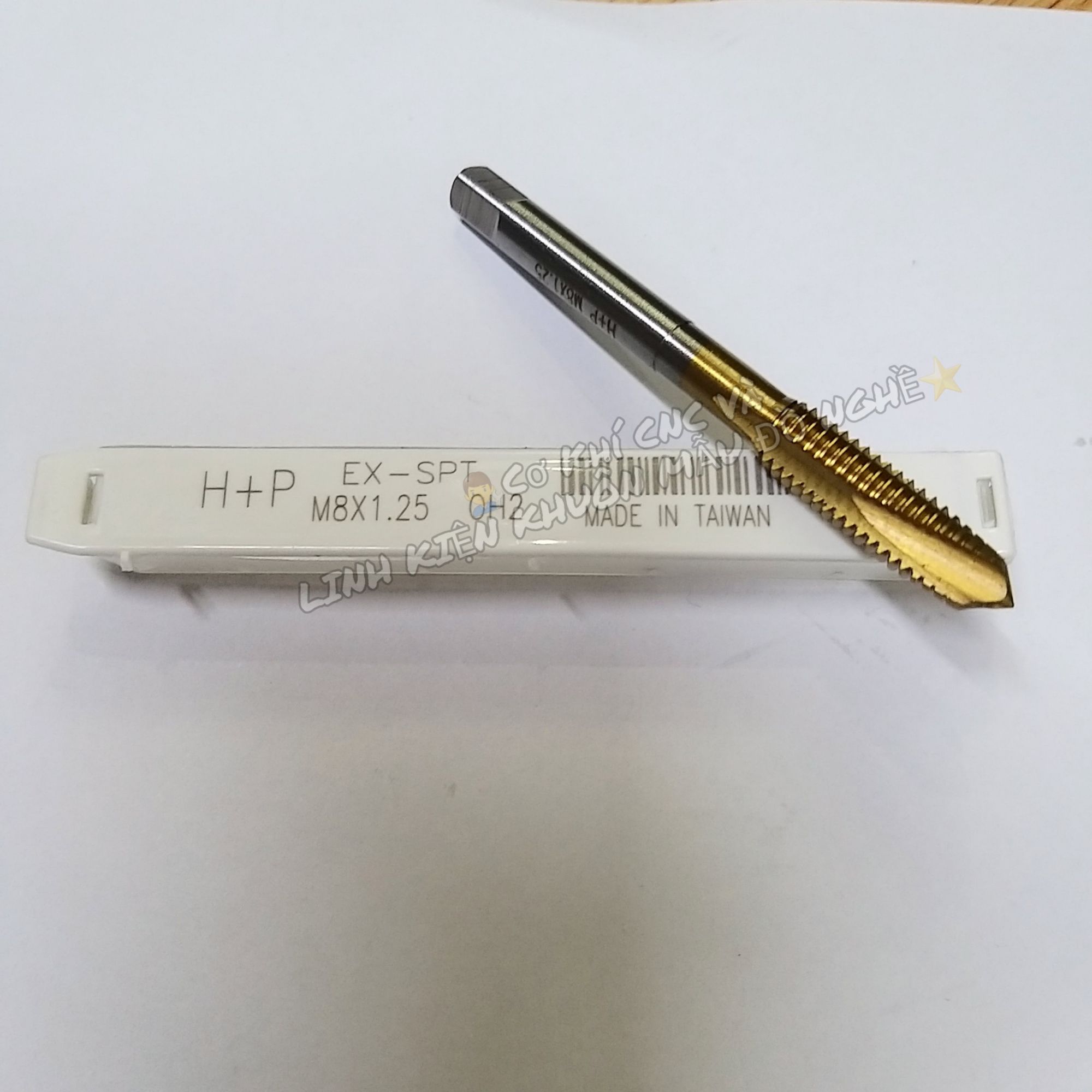 [HCM]Mũi Taro H+P Vàng Thẳng M8 x 1.25 (Vàng)