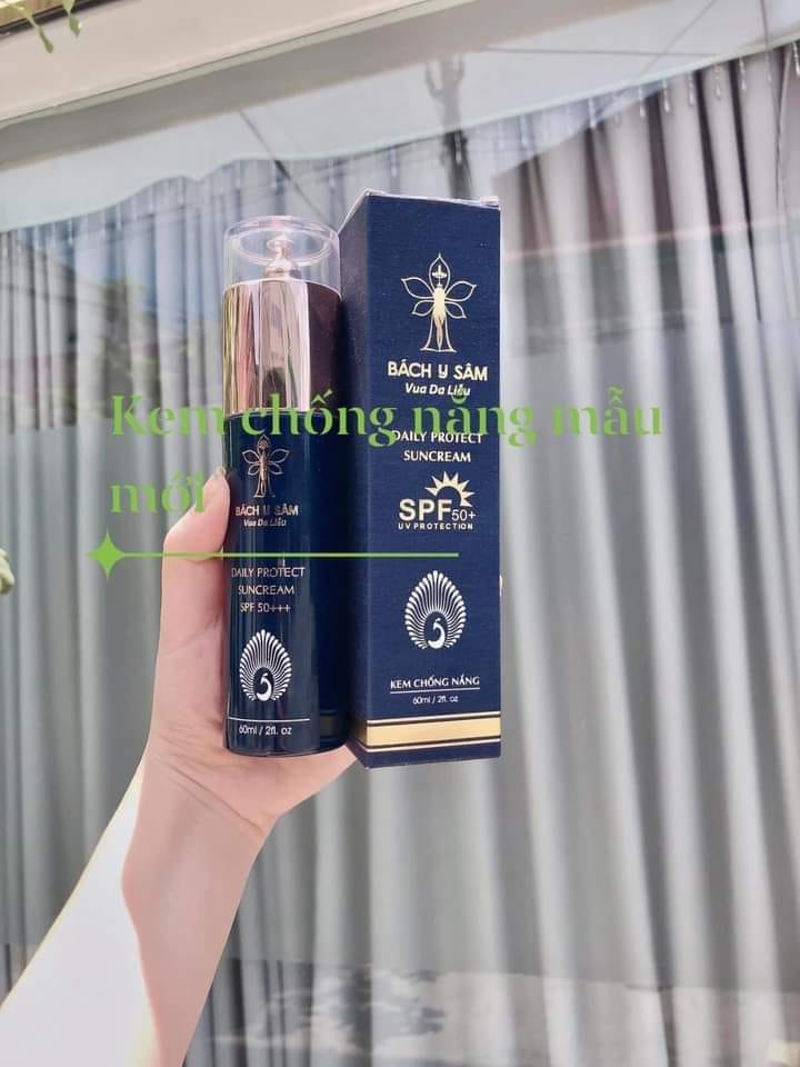 [Sẵn hàng] Kem chống nắng Bách Y Sâm SPF 50+ 60ml