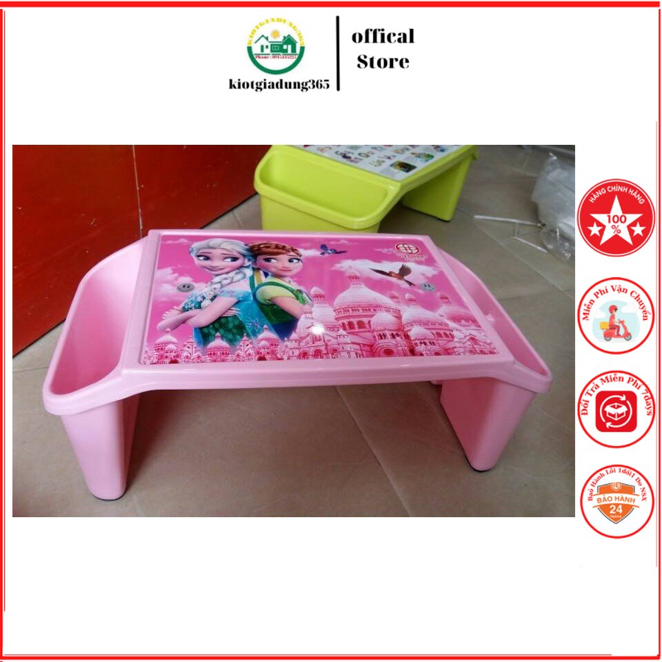 Bàn học kiểu nhật cho bé có chỗ để đồ