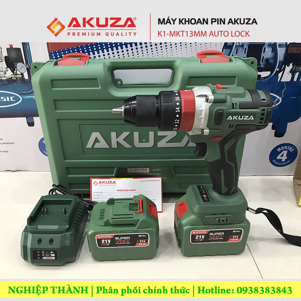 Máy Khoan Pin 21v - 3 Chức Năng K1Pro-MKT13 (2 pin 15cell - 4.5Ah)