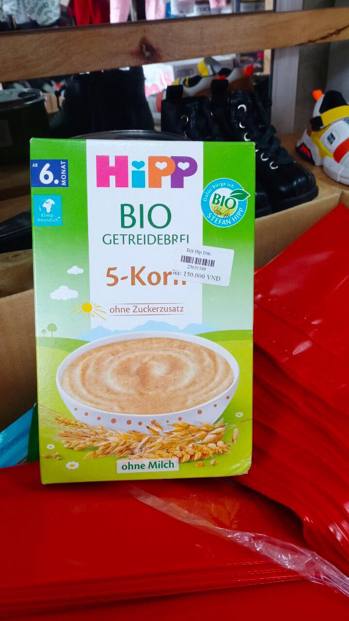 Bột ăn dặm Hipp cho bé từ 6 tháng tuổi