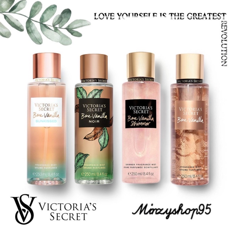 Xịt thơm toàn thân Victoria’s Secret mùi Bare Vanilla SHIMMER 250ml