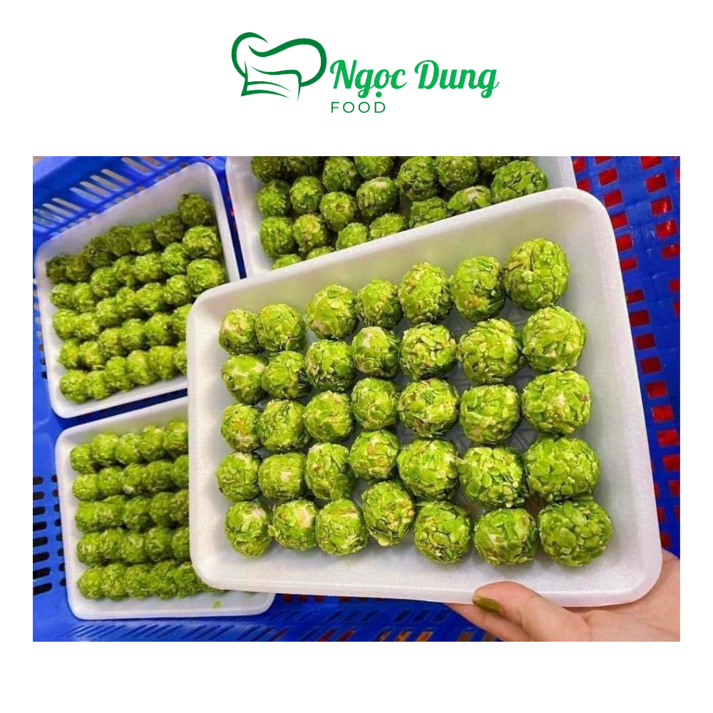Chả cá cuọn cốm xanh vĩ 35 viên 500gr (giao tphcm)
