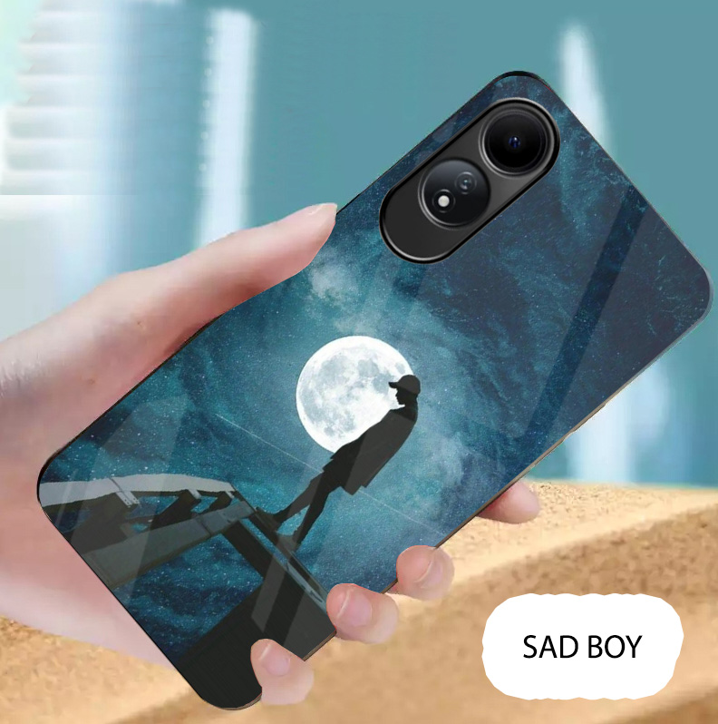 Ốp OPPO A60 mặt kính gương bóng Cao Cấp