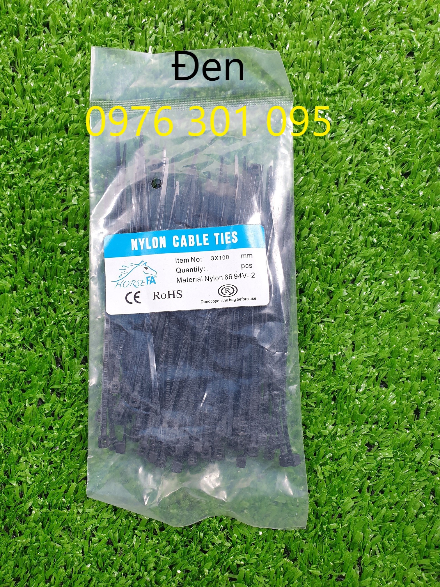[COMBO 5 túi ] Dây Rút Nhựa 1 Tấc X 3 Li ( 10cm )