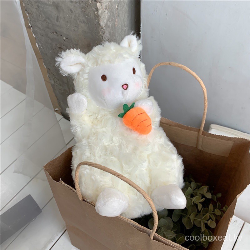 Túi đeo chéo cừu bông cà rốt