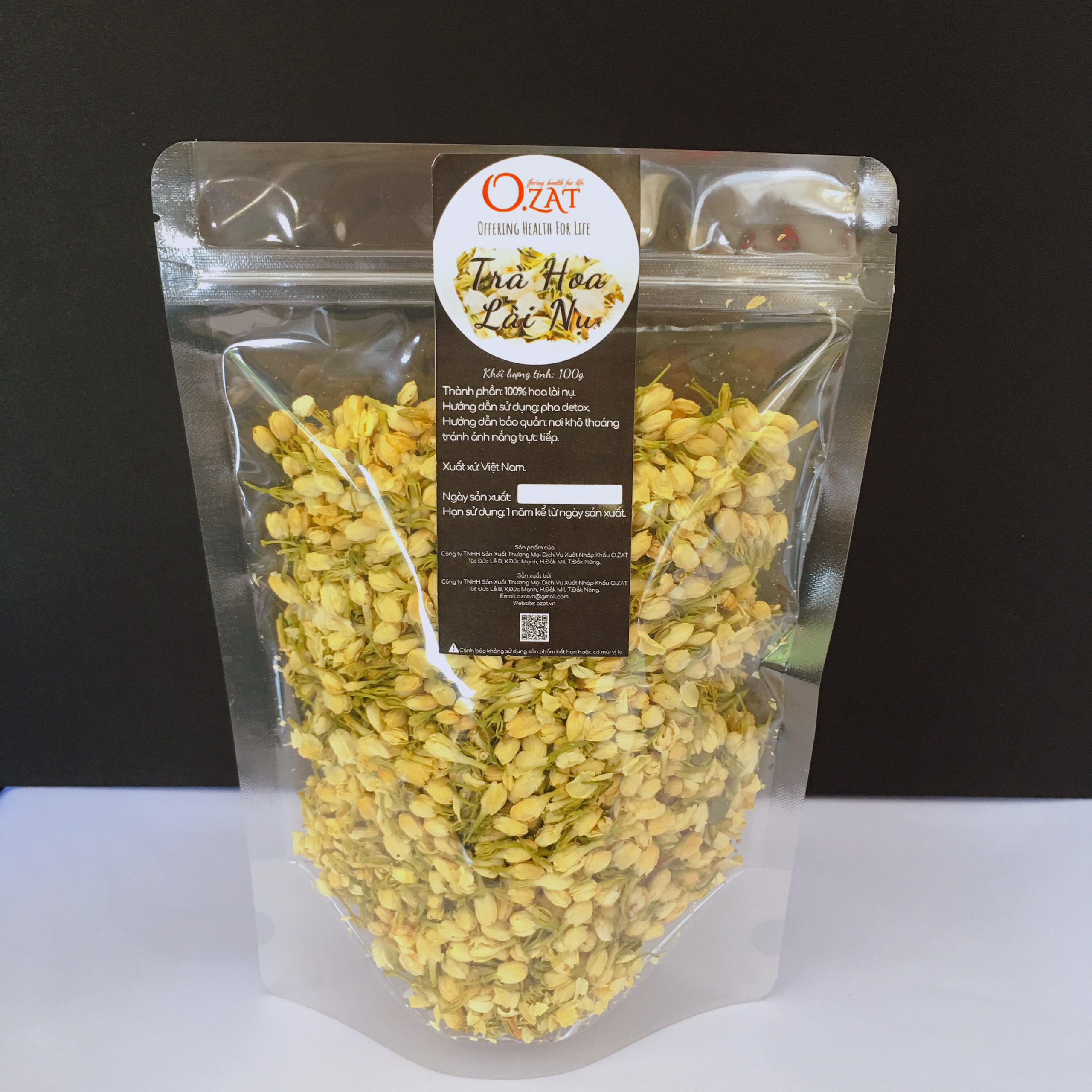 Hoa lài nụ sấy khô O.ZAT 100g