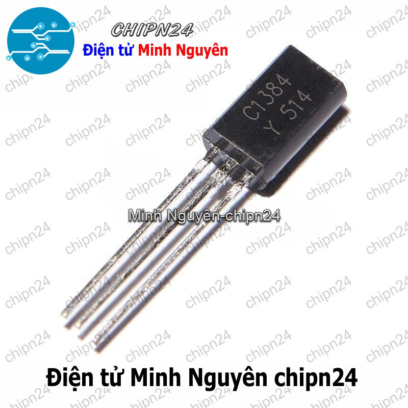 [25 con] (KT1) Transistor C1384 TO-92L NPN 1A 50V (2SC1384 2SC1384 1384) - HH006145