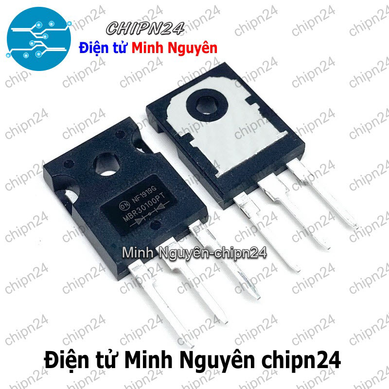 [1 con] (DIP) Diode MBR30100PT TO-247 30A 100V (MBR30100 30100) [Diode Schottky] - HH005191