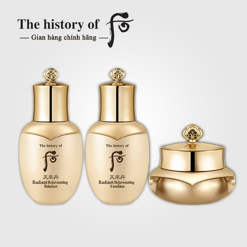 Bộ Dưỡng Da Tái Sinh Whoo Cheongidan Radiant 3pcs và 5pcs - Bộ tái sinh whoo; Bộ Whoo; Set dưỡng da Whoo