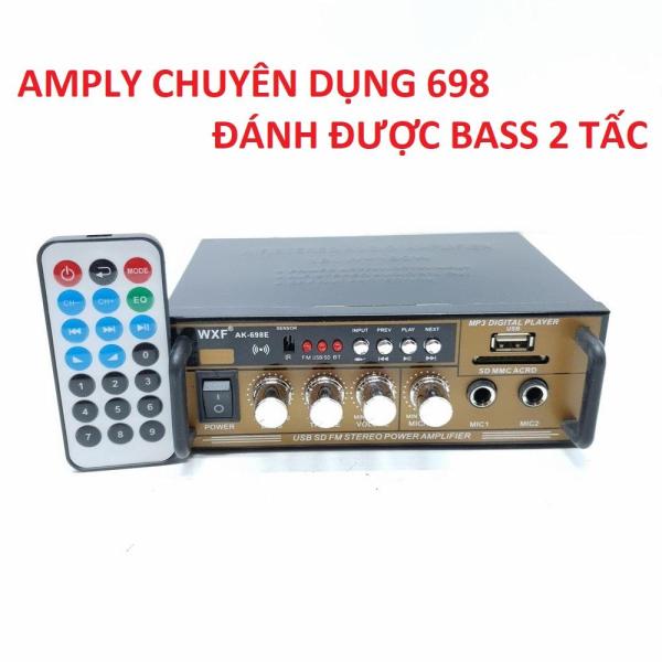 Amply Mini Karaoke WXF AK-698E 12V/220V USB-SD-AUX
